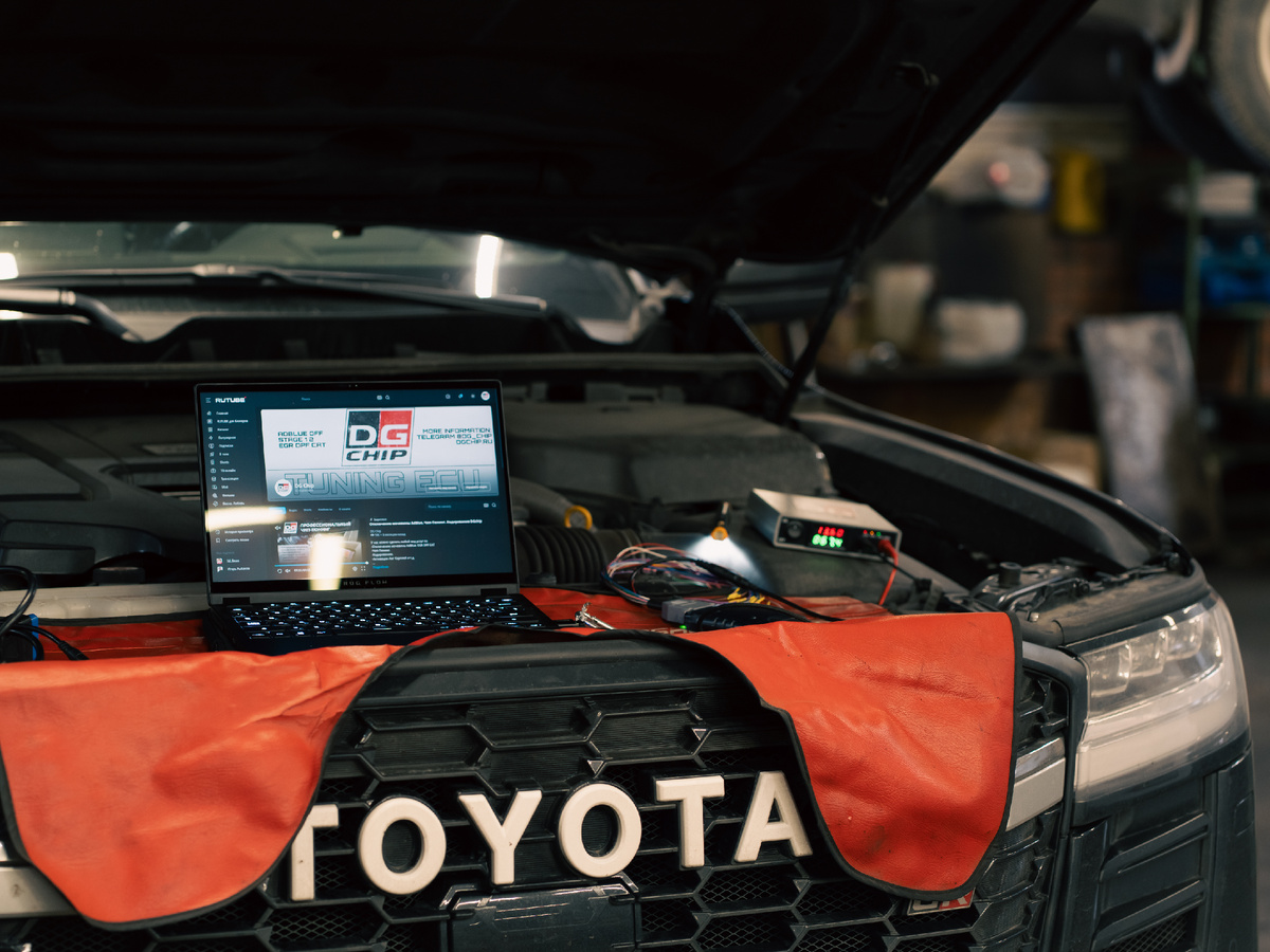 Чип-тюниг Toyota LC 300 LX500d 3.3 дизель. Удаление сажевого фильтра и отключение Егр.