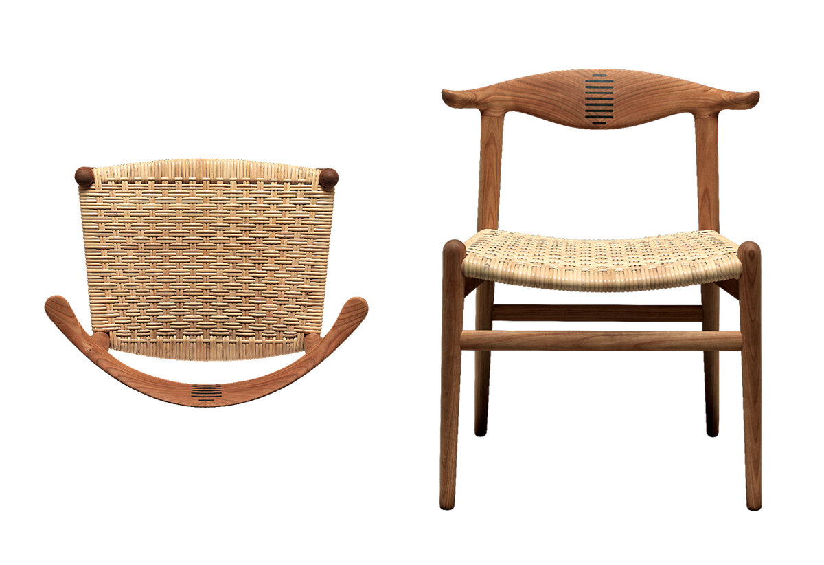  pp505 | Cow Horn Chair design — Hans J. Wegner, 1952
