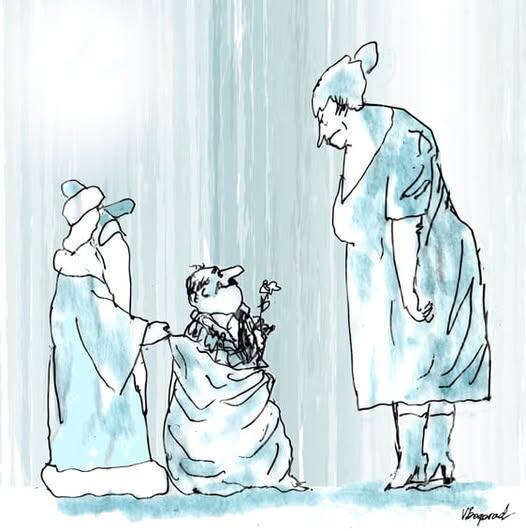 
Объектные отношения с мешком: Жизнь в мешке; Кот в мешке; Подарок в мешке; Ты и мешок; Чёрт в мешке; Я в мешке; 
♦
https://www.facebook.com/victor.bogorad/posts/pfbid02dC3xz85uyU9QoW63i2j5jv6TinkeoJBsjumXmuDyVECtLwvKEDUfwv5busd5qPBHl