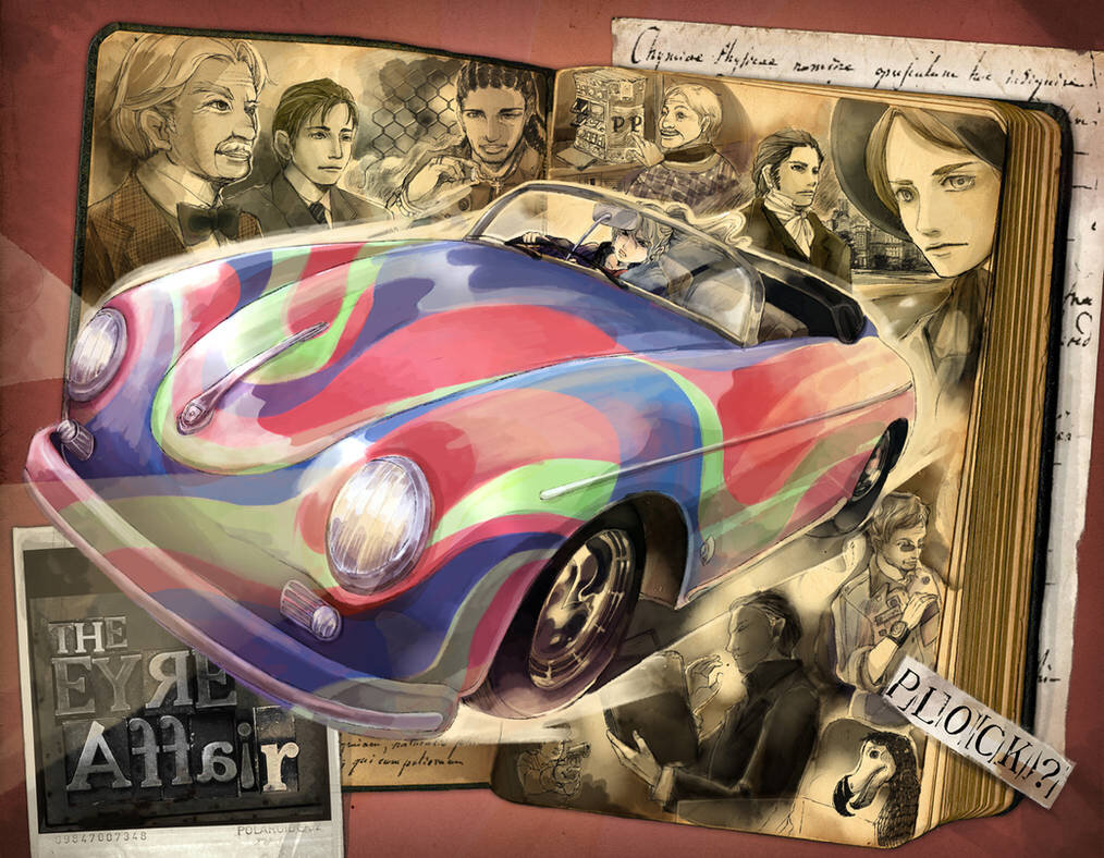 Четверг за рулем Speedster 356 (арт lurazeda, DeviantArt).