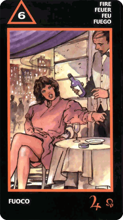 6 Огня, Таро Манара 
