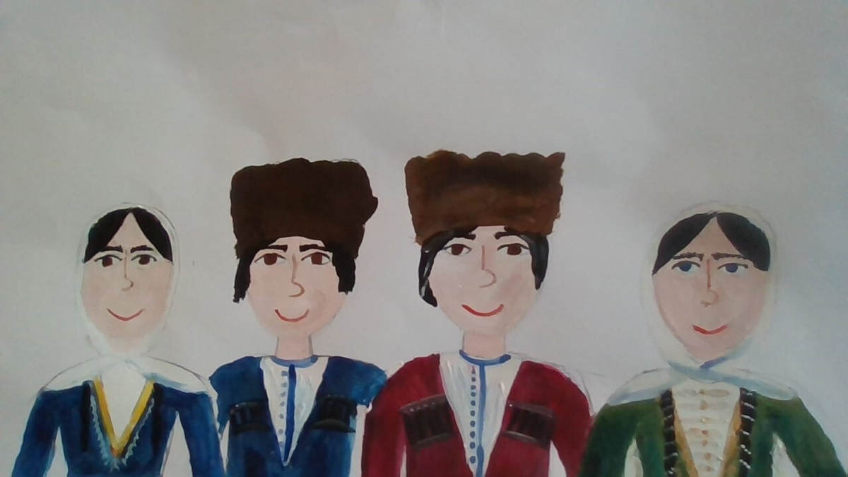 Моя иллюстрация к сказке, нарисовала весной 2022. Легендарная четвёрка)))