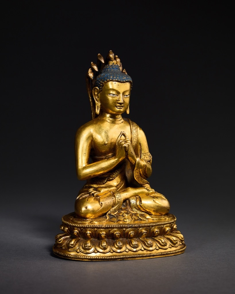 Будда Нагешварараджа. Тибет, XVIII в. Эл. ресурс URL: https://auctions.artemperor.tw/2022_autumn/details/1073