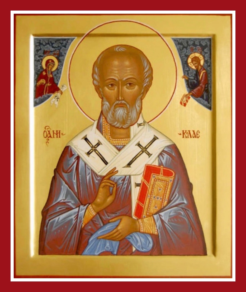 В качестве иллюстации икона св. Николая