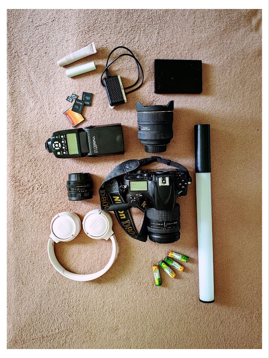 Что лежит в сумке у фотографа - мой комплект