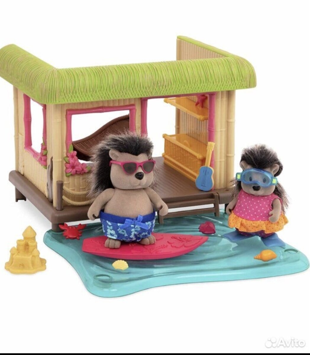 Набор "Пляжный домик" Li'l Woodzeez. Фото с Авито.