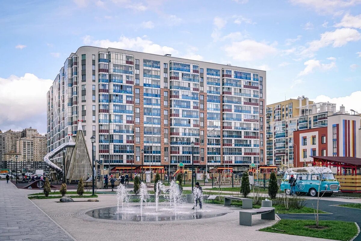 Так выглядят готовые дома квартала «Энфилд», где уже живут люди