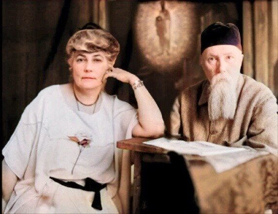 Николай Константинович и Елена Ивановна Рерихи, создатели Учения Живой Этики.