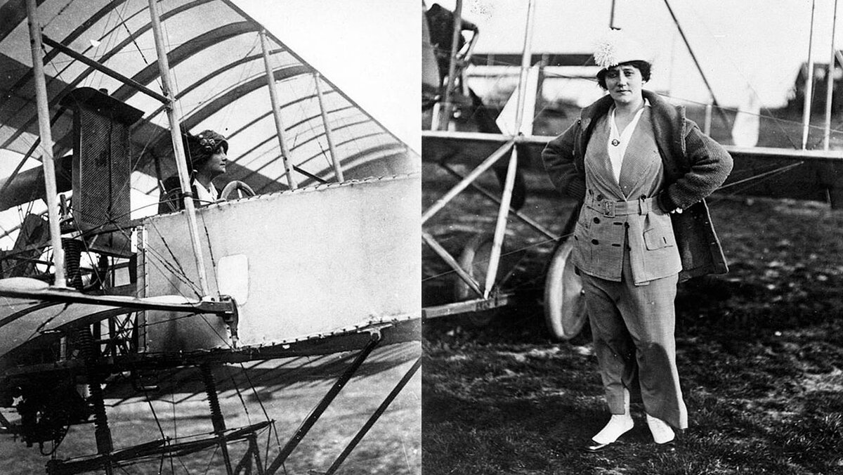 Баронесса Раймонда де Ларош. Фото из открытых источников интернет