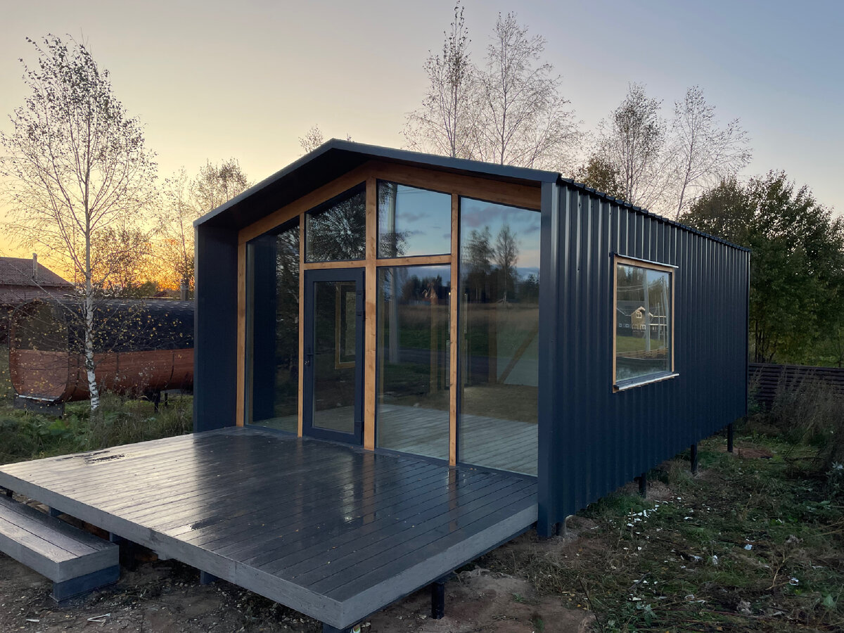 Арендный бизнес на своей земле. Популярные одноэтажные дома. TinyHouse-Бум  в России. | Производим теплые дома из дерева | Дзен