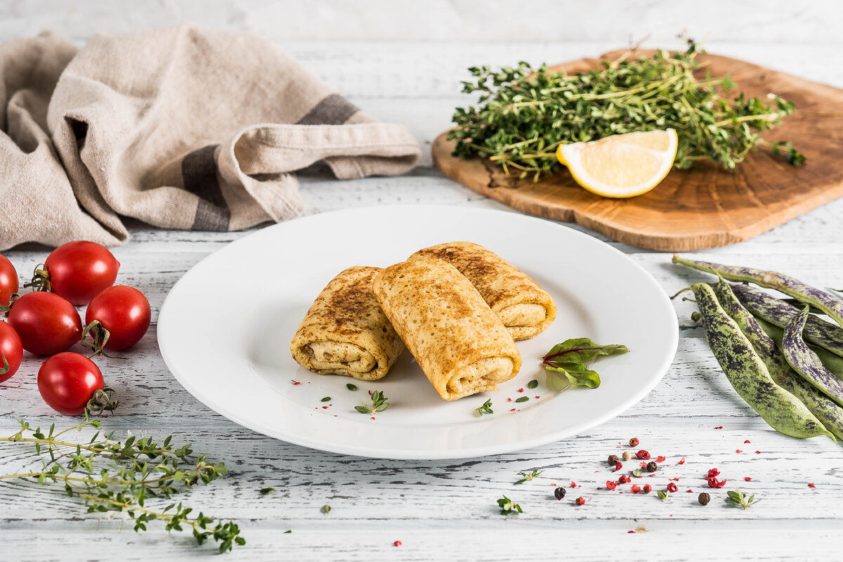Блинчики с мясом ТМ «ЕРМОЛИНО»