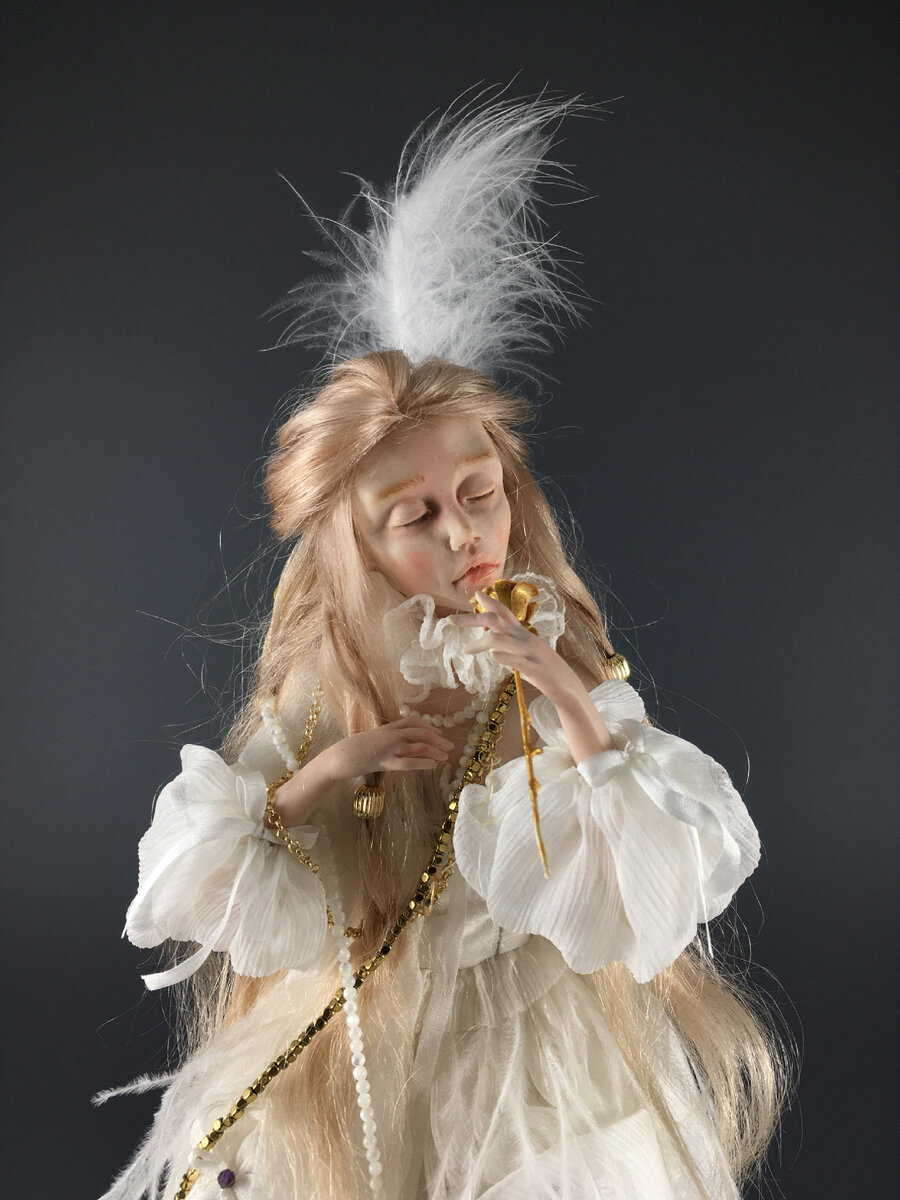 Авторская кукла «Золотая роза»