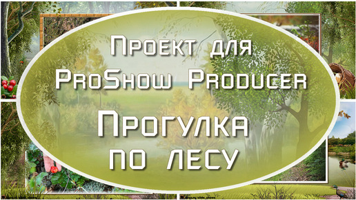 Прогулка по лесу | Free project for ProShow Producer