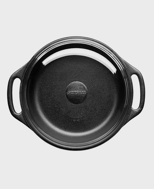 Кастрюля индукционная чугунная Skeppshult 0310 с крышкой, 3 литра