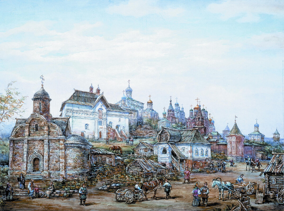Г 16 в москве. Васнецов Варварка. Пушечный двор в Москве 17 век. Старый английский двор в Москве в 16 веке. Старый английский двор Зарядье 16 век