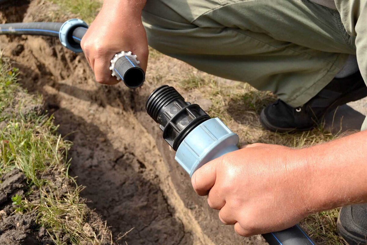 Соединение пнд трубы