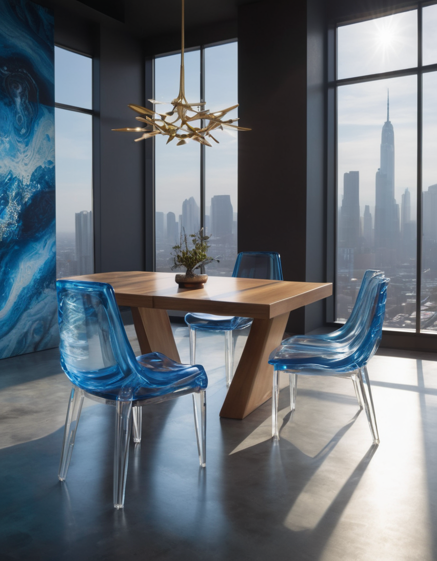 референс проект столовой в современном стиле