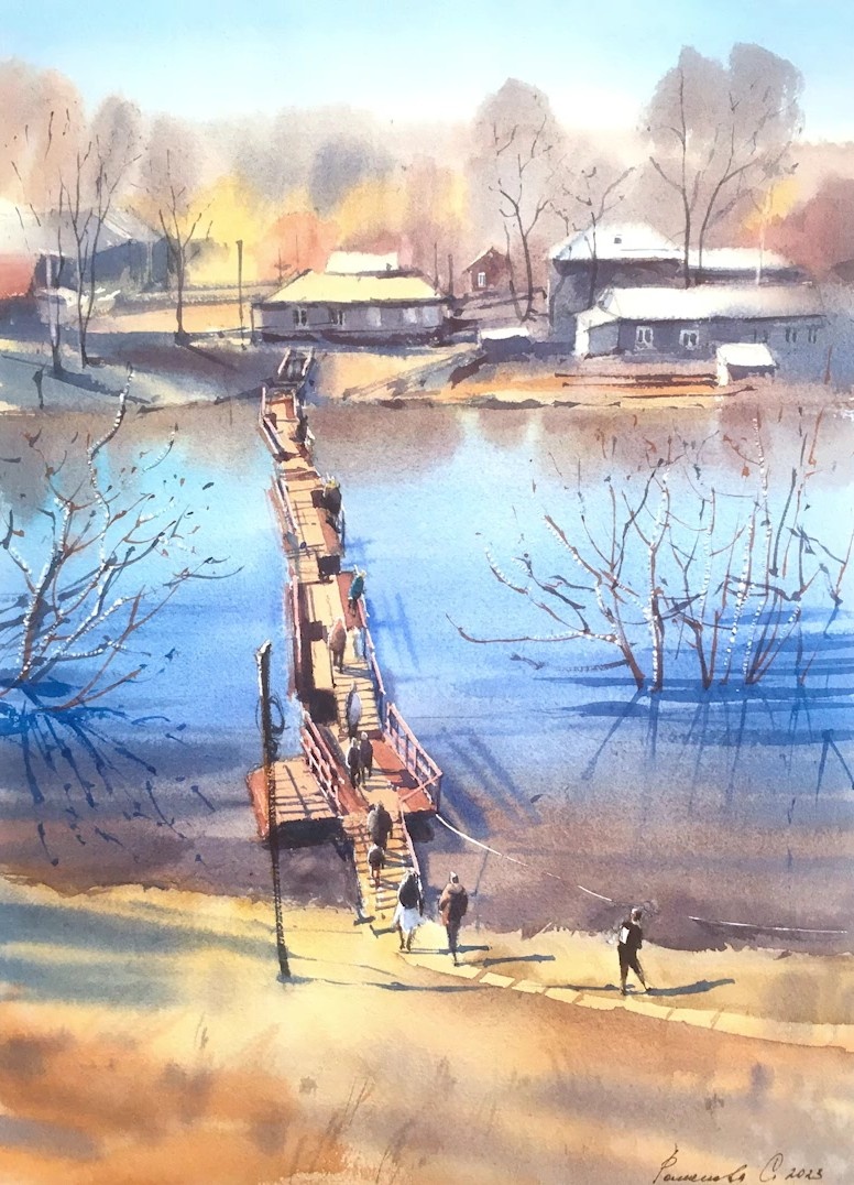 Софья Романова, акварель.  Листайте галерею >>>