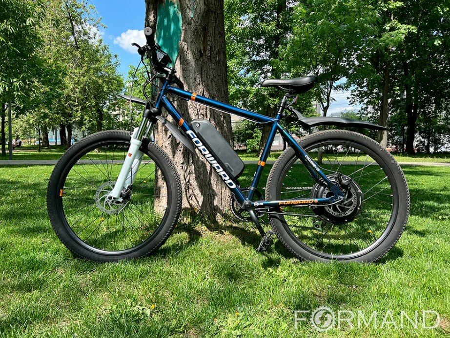 Горный электрический велосипед Forward Cyclone Plus 26 500W