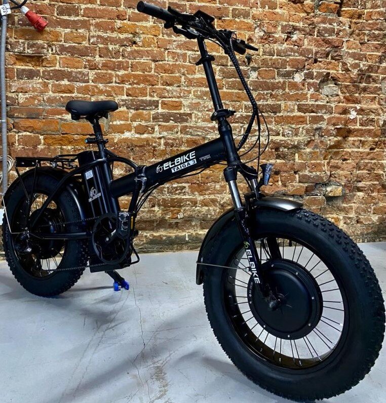 Мощный полноприводный электрофэтбайк  Elbike Taiga 3 Twix 2000