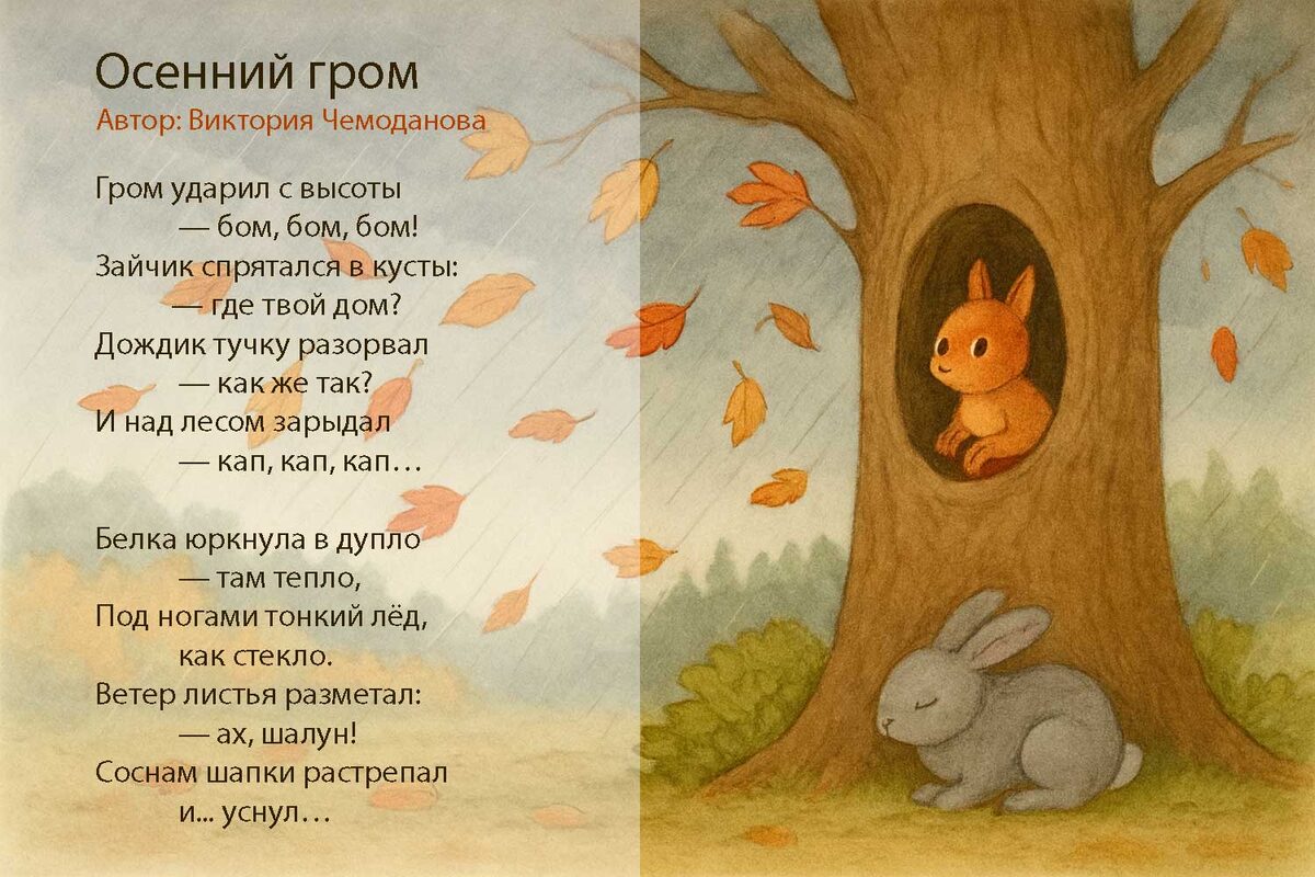 Иллюстрация Осенний Гром сайт v-chemodanova.ru