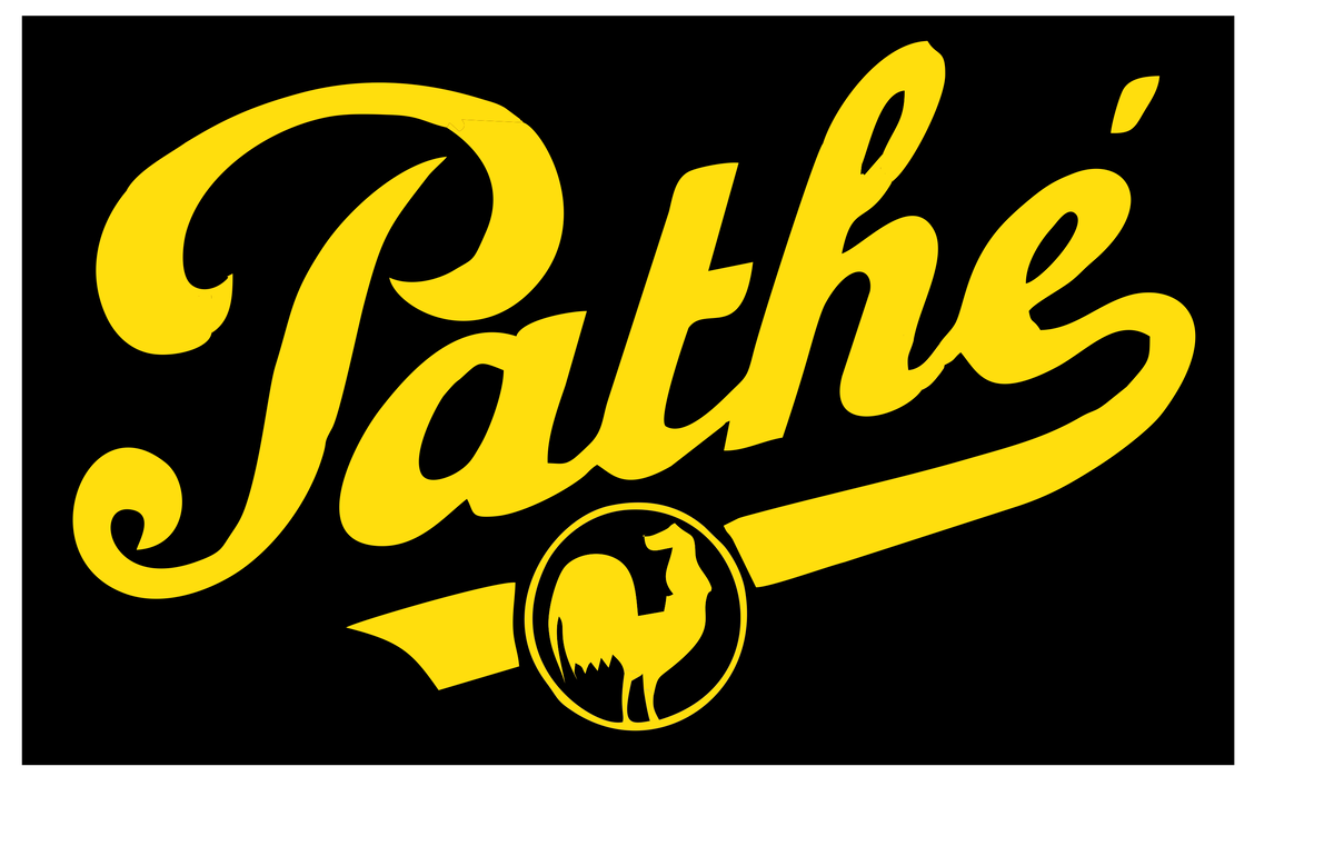 На логотипе изображен галльский петух – символ Франции. Он появился сразу, как только возникла фирма, и горделиво присутствовал на всех пленках Пате. Зовут петуха Шарли́, по имени его создателя. В современной версии заставки Пате золотые буквы кружатся под легкие звуки фортепиано, а Шарли появляется в виде тени и «поет громко и чисто» — это слоган студии.