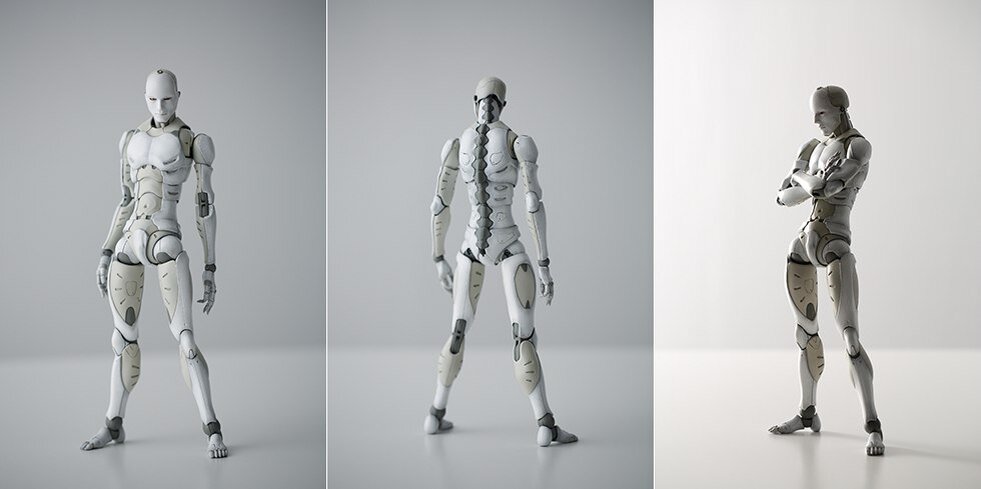 Ai action. 1000toys Toa Heavy industries Synthetic Human. Zbrush БЖД кукла. Модель робота. Шарнирные роботы.