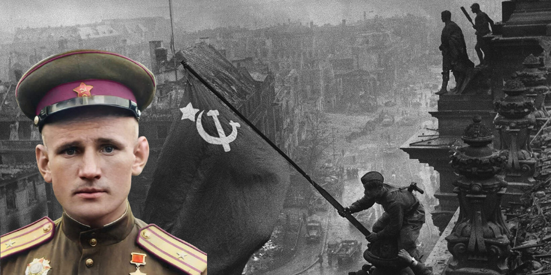 Герой битвы, сам брал Берлин и вешал флаг, а на парад не пустили