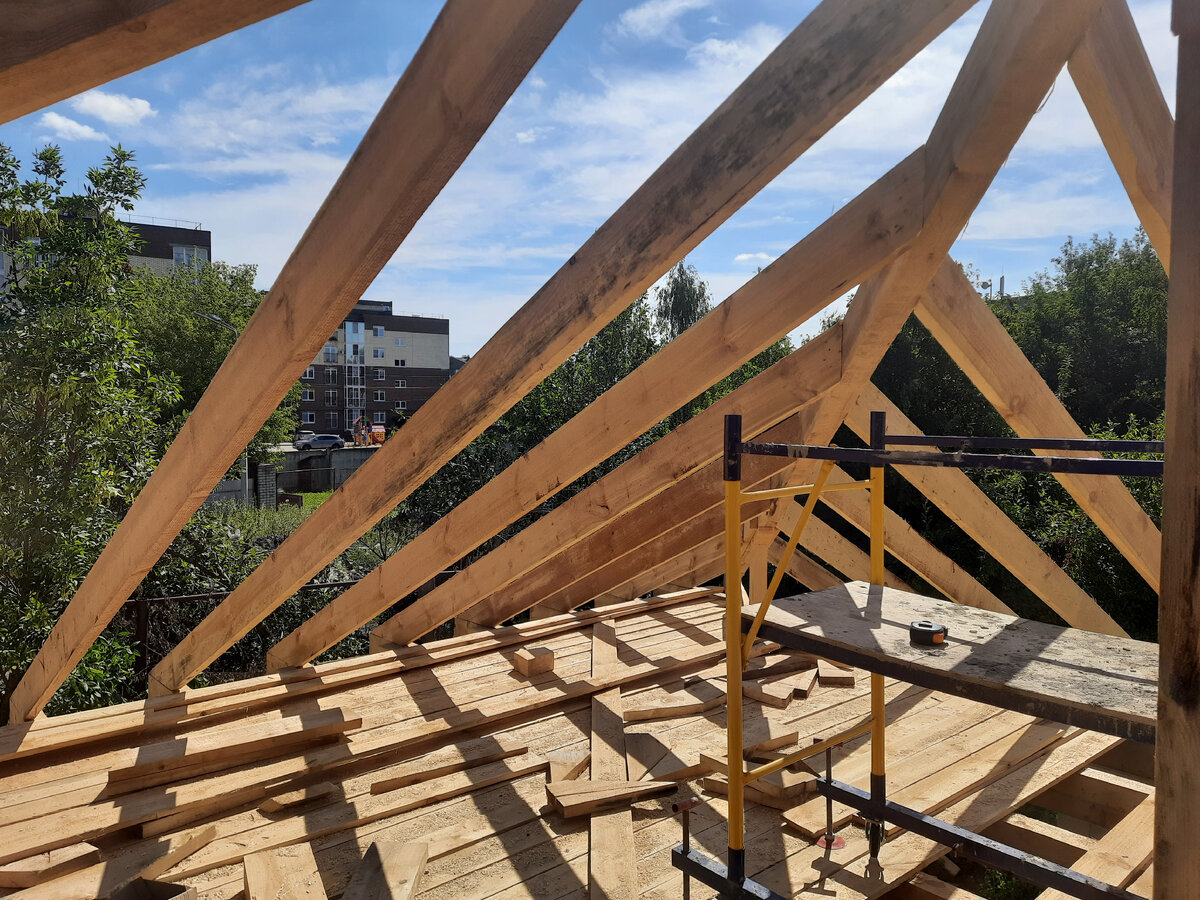 Установка стропил