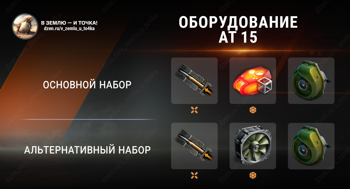 Оборудование для AT 15 (World of Tanks / Мир танков)