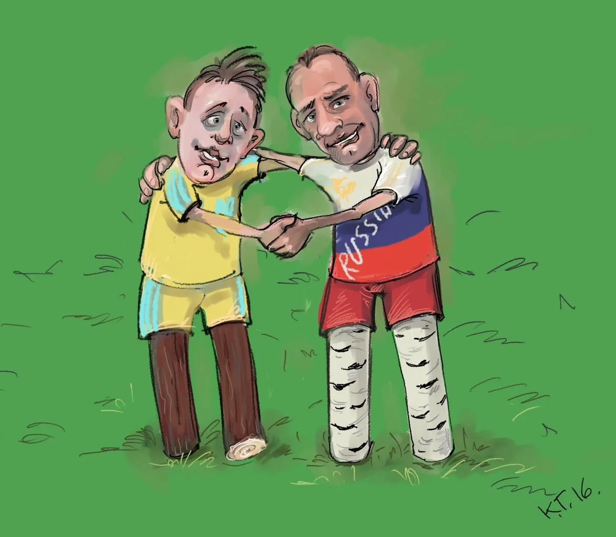 На ножки не смотрим)...Дождемся ли мы когда-нибудь таких объятий и рукопожатий на футбольном поле?!...