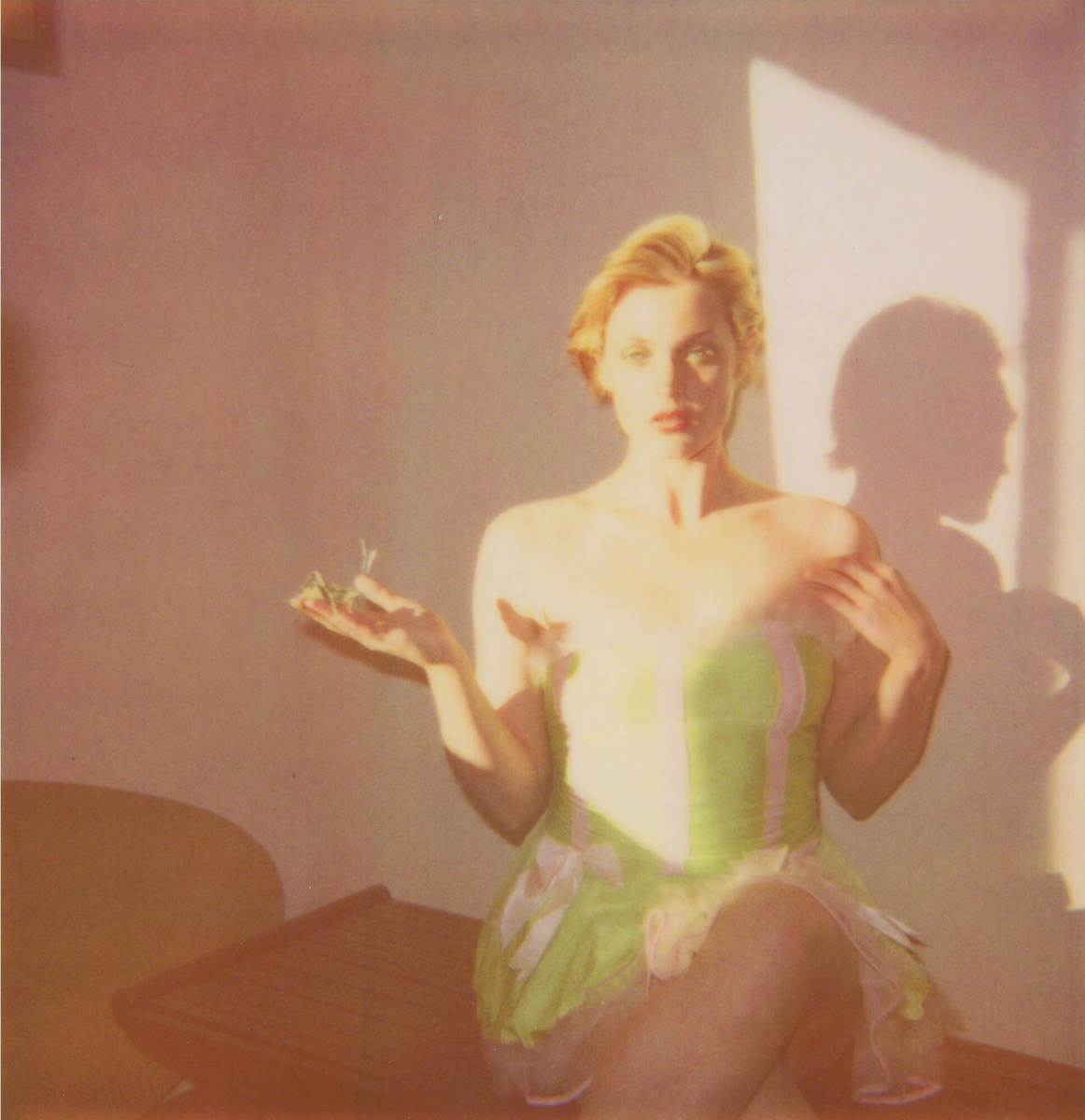 Сверчок на носу. Сцена без названия из проекта "29 пальм", Калифорния, 2009 г., полароид. Фотограф Стефани Шнайдер