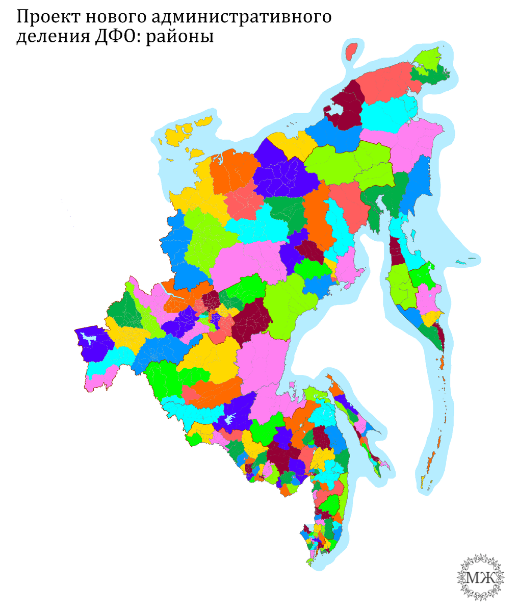 Новое административное деление России, часть 5: Дальний Восток | KapToMaHT  | Дзен