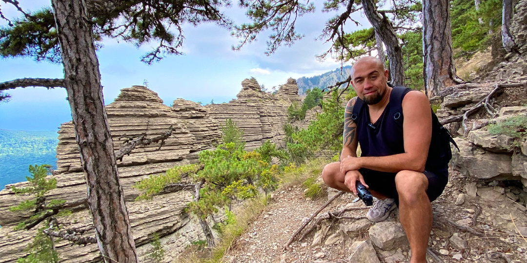 Пешком с Ай-Петри. Прошли по дивной красоты Таракташской тропе. Горы Крыма открылись здесь во всей красе