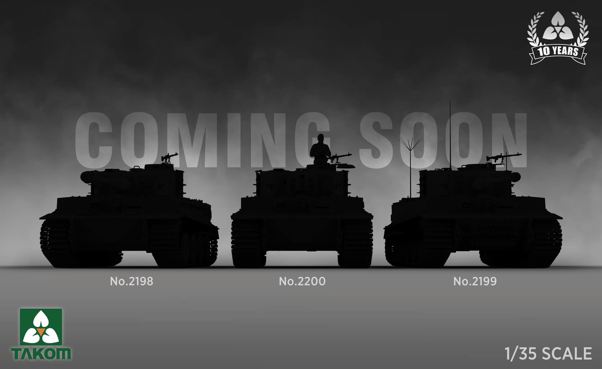 Приветствую друзья. Давно не было тизеров от Takom. Вот с него мы и начнем, тем более что он посвящен 10-летию компании. В выпуски не попадает интересующий вас производитель?