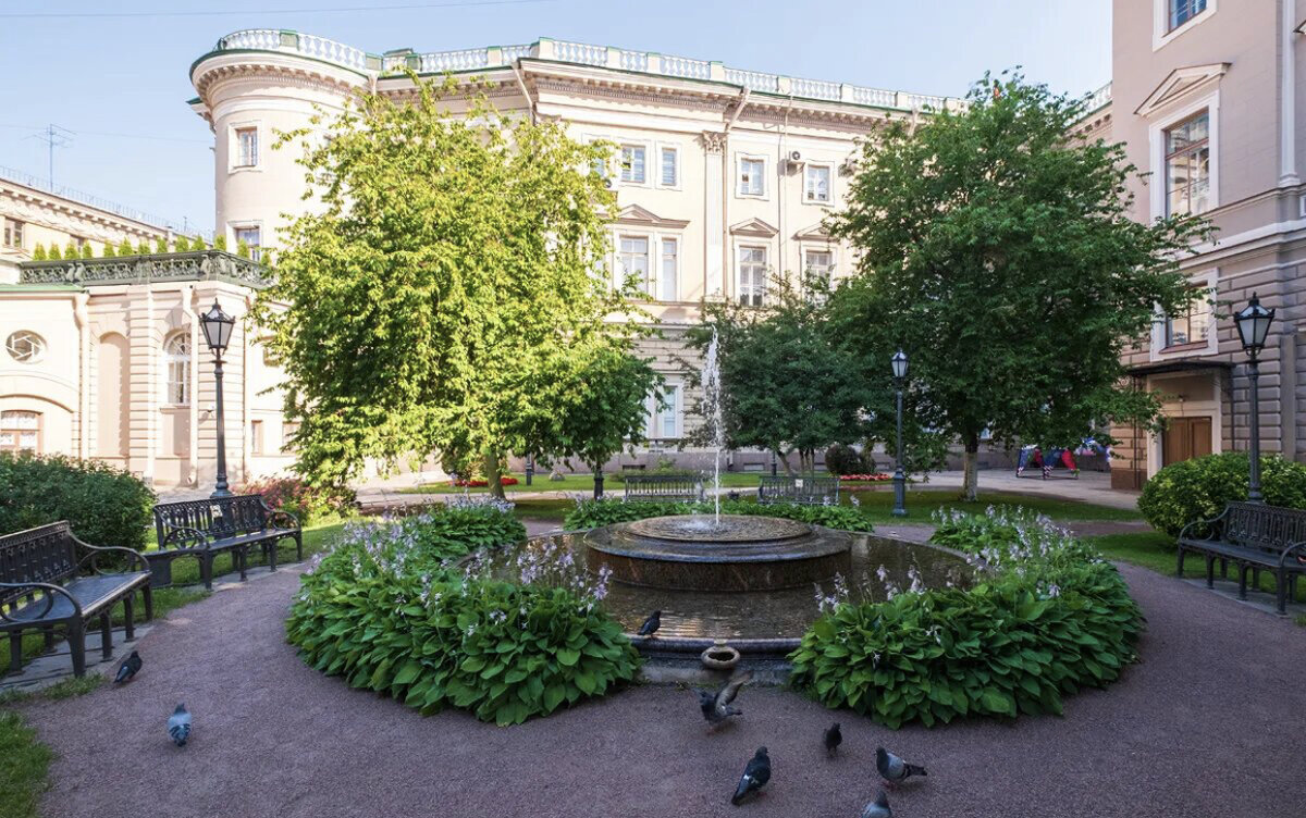 Сад мариинского дворца фото
