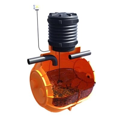 Пескоуловители пластиковые KSC-SWS применяются в системах очистки ливневых стоков.