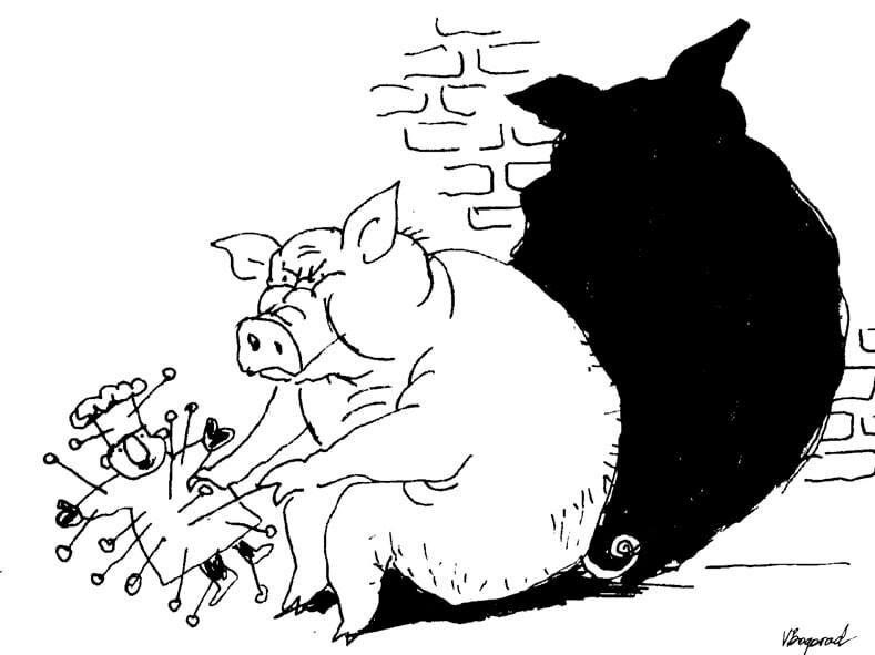 Свинья - она тоже человек... ♦ Очеловечивание животных; ♦ https://www.facebook.com/victor.bogorad/posts/pfbid02JM5x25zKggHhpSKpiL1iZ6Jv6bfFsZ21HLn1JbEtQNb3bjXAZbcSJKKGWX6N6uakl ♦ https://www.facebook.com/victor.bogorad/posts/pfbid0SHxFVLEJztAAD8VMifpW44JiZh91PxMXyqkMgCPHPYWx7NLHjUKZeyCyCvzPRm6Al