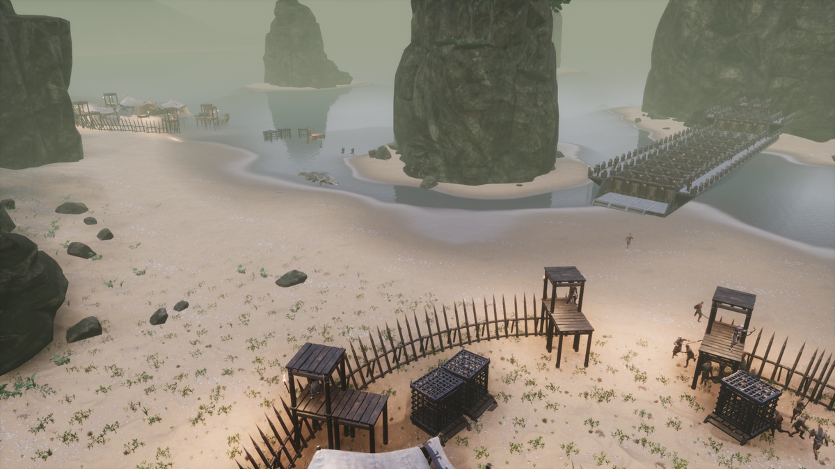 Вот, например, две одновременные чистки, идущие к разным сундукам, расположенным рядом