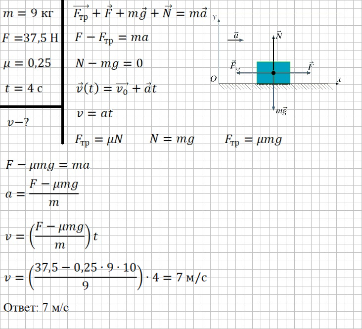 Решение и ответ