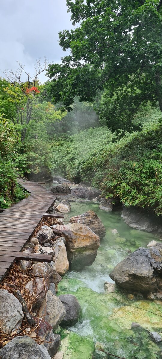 Кипящая речка, вдоль которой проложена эко-тропа