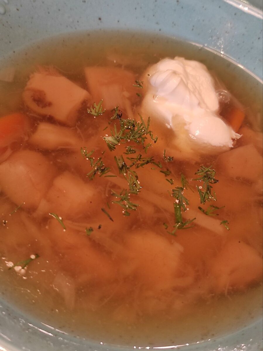 Щи с рыжиками 