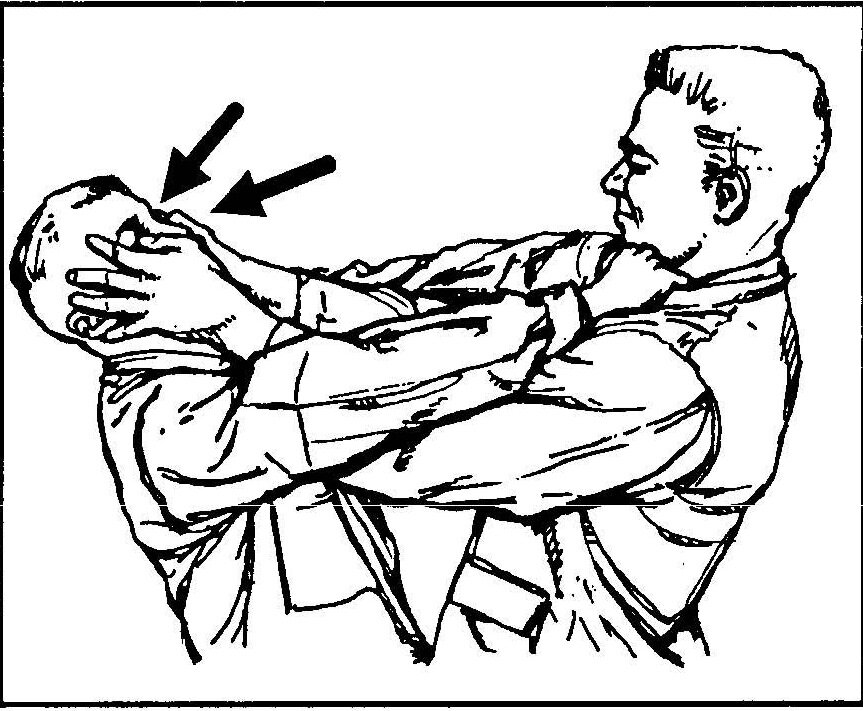 Контратака пальцами в глаза.