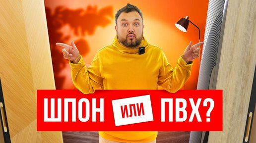 Шпонированные двери или двери ПВХ? Выбор межкомнатных дверей.