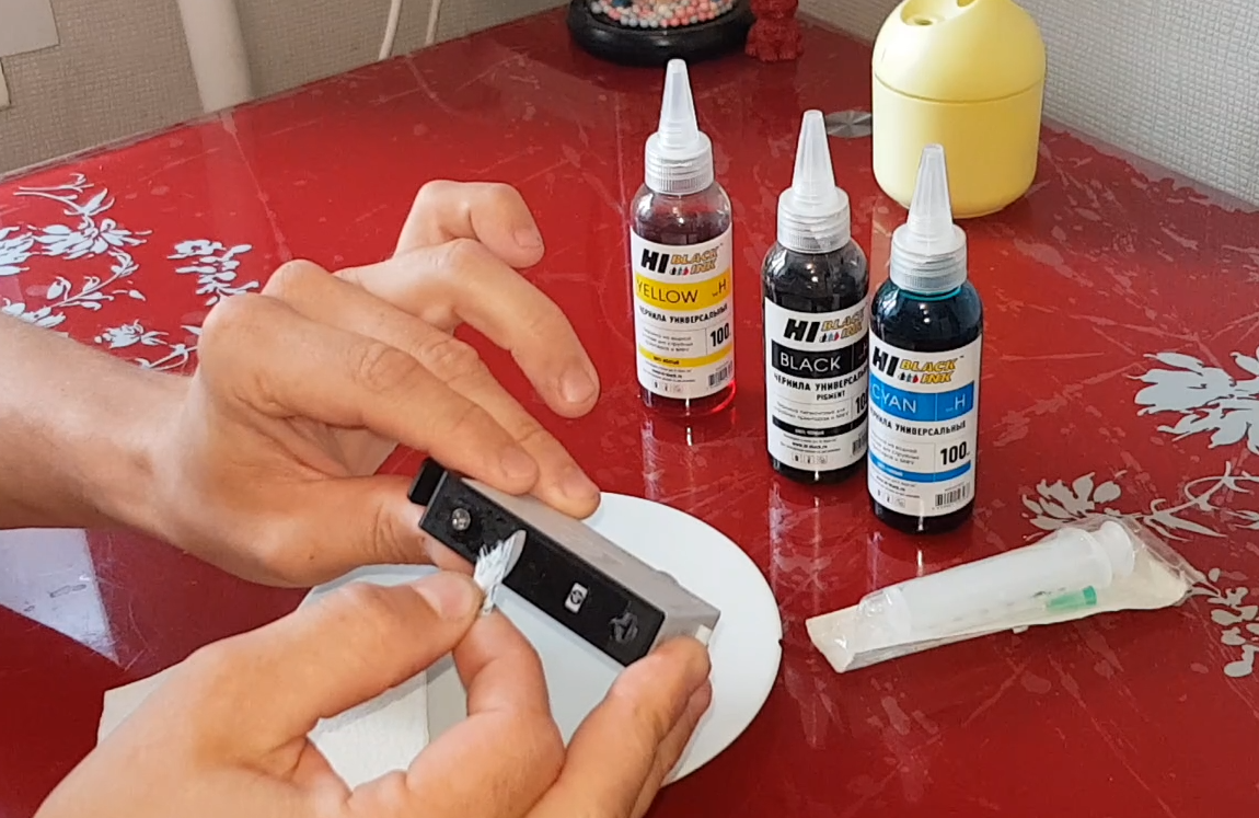 Заправка картриджей струйного принтера своими руками, это легко ...