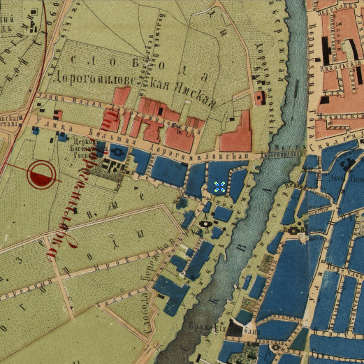Генеральный план Москвы 1864 года. Источник: http://www.etomesto.ru/