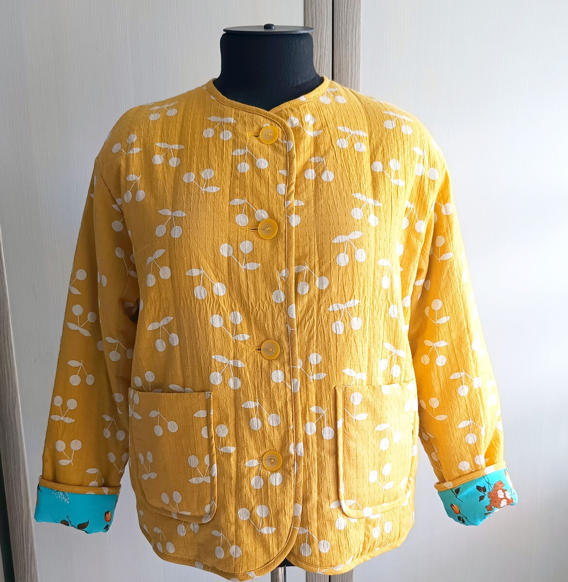 вот так выглядит телогрея спереди