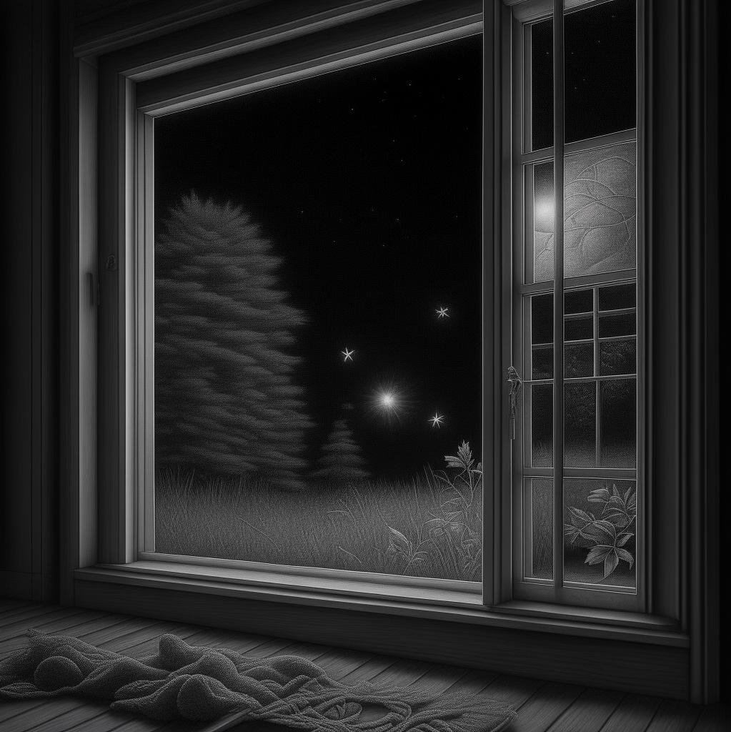 Ночью ветер злится да стучит в окно