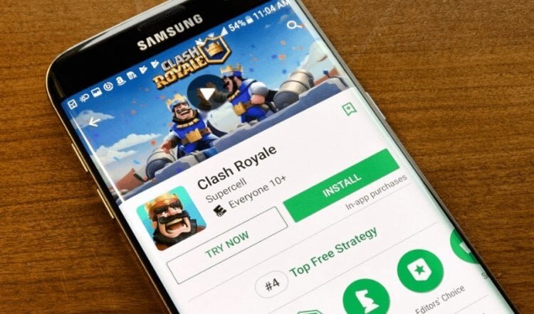    Некоторые игры и приложения не обязательно устанавливать