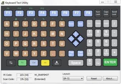 Keyboard Test Utility